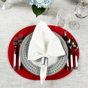 red luxury table mat