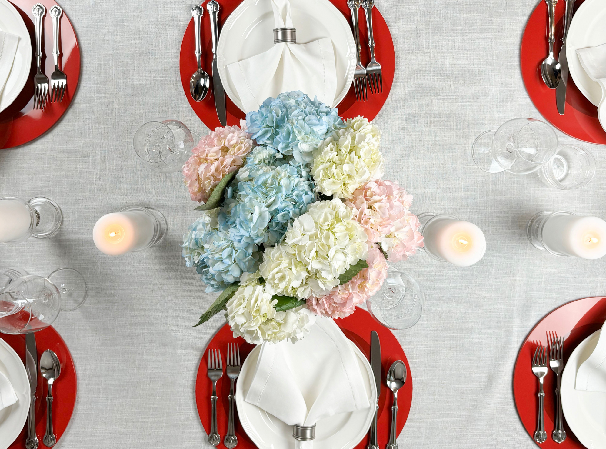 red placemats