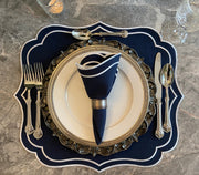 navy table mats