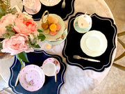 black tea party table