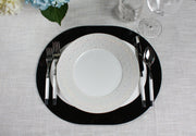 classic black & white placemat