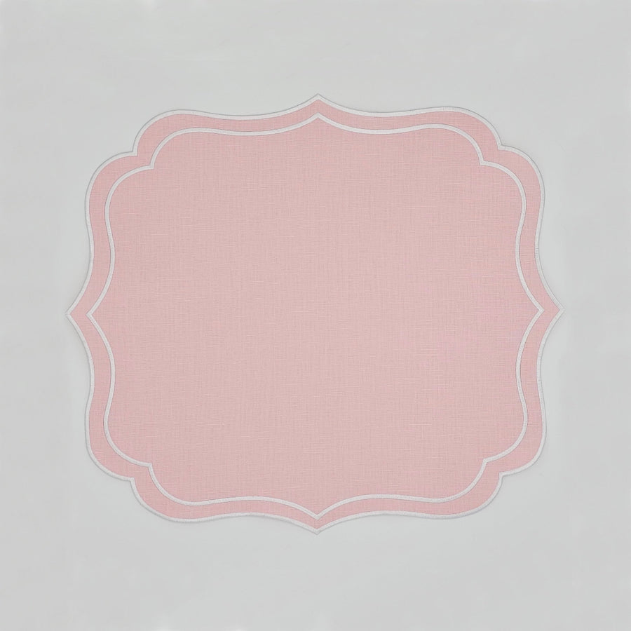 light pink placemat