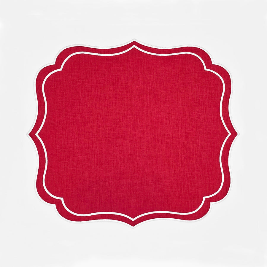 red placemat